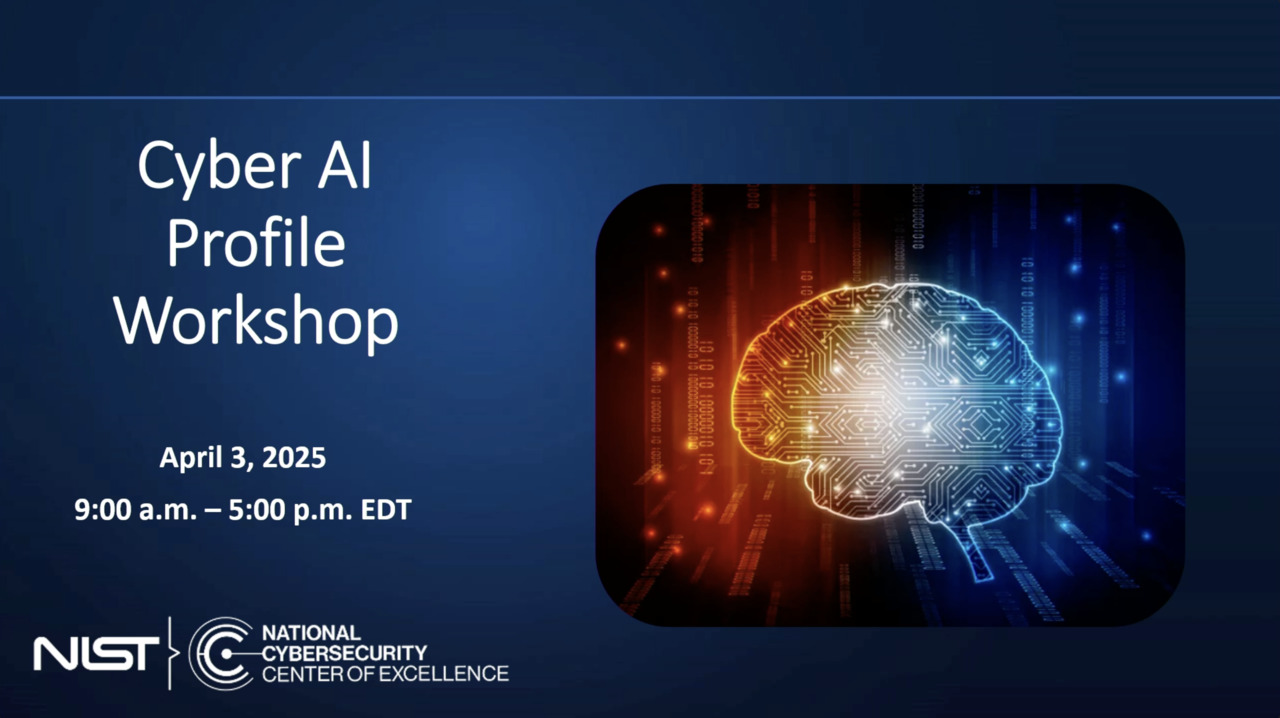 Cyber AI Profile Workshop