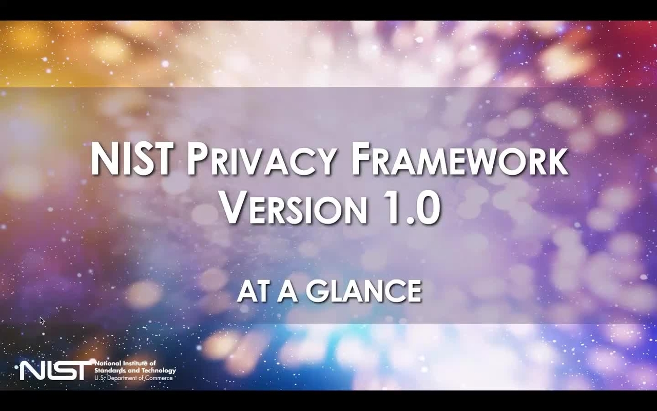 Privacy Framework: At a Glance